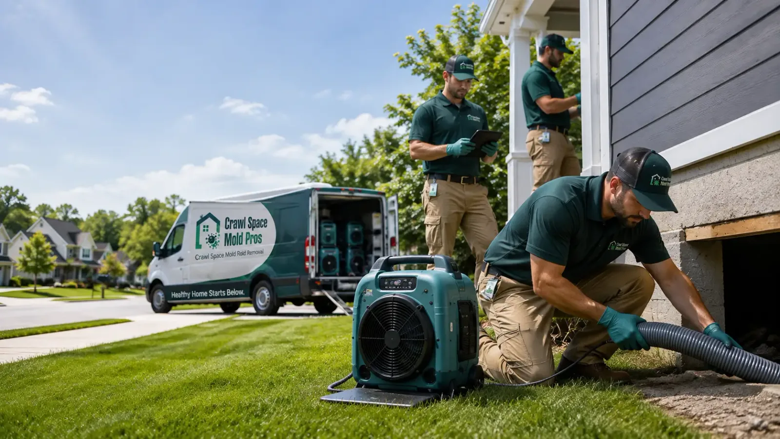 Crawl Space Mold Removal in Lexington, IL